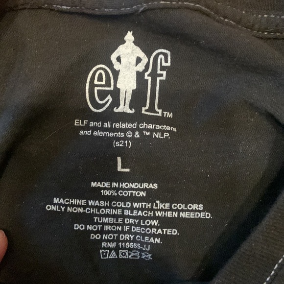 NWOT. Elf Christmas shirt. Size Large. - Picture 2 of 3